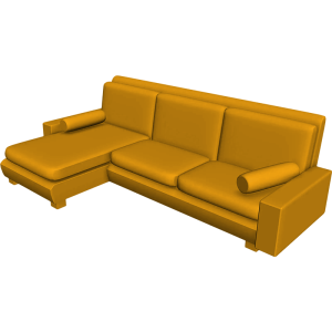 Three Seater Corner Sofa non reclining