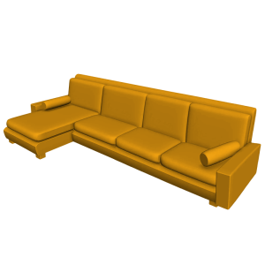 Four Seater Corner Sofa non reclining