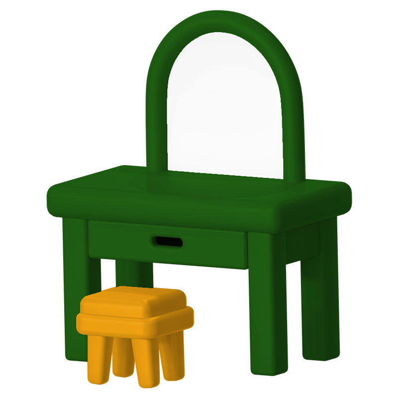 vanity or dressing table