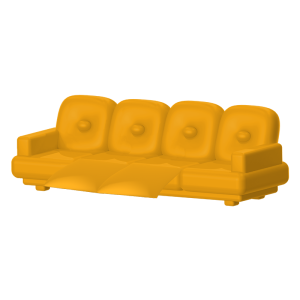 Four Seater Sofa 2 seats reclining