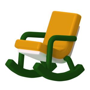 Armchair or rocking chair