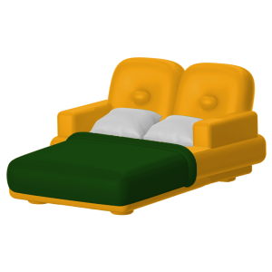 Two Seater Sofa bed with mattress