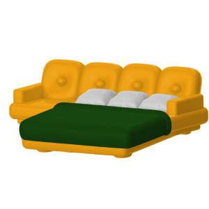 Four Seater Sofa bed with mattress