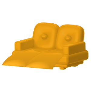 Two Seater Sofa 2 seats reclining