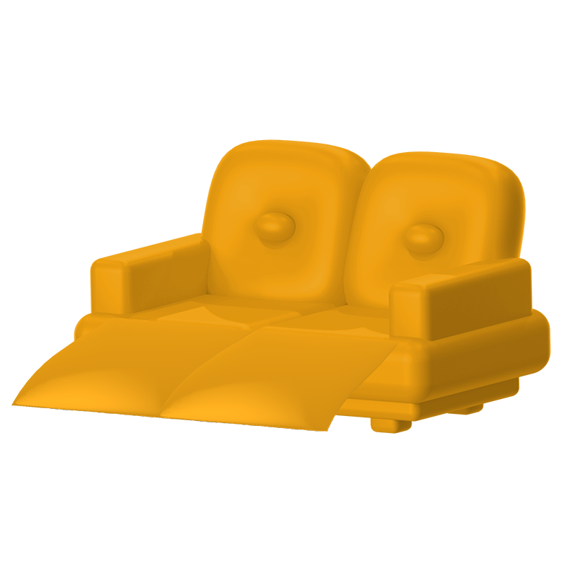 Two Seater Sofa 2 seats reclining
